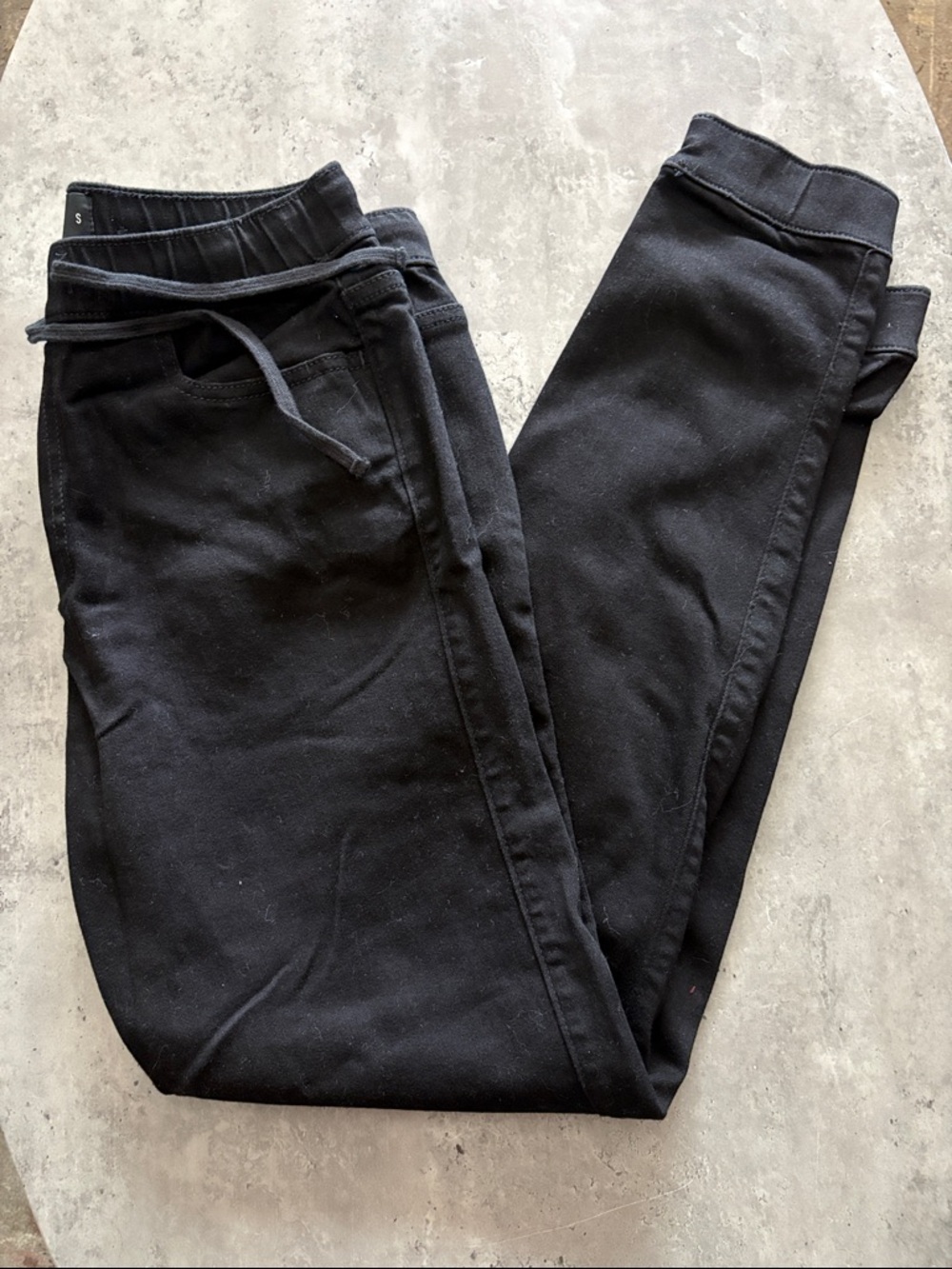 Hollister Black Denim Skinny Joggers